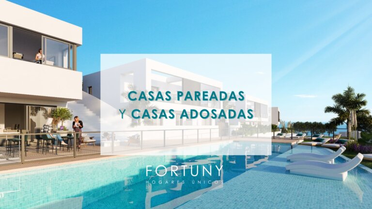 Casas pareadas y casas adosadas